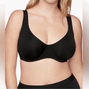 Cuup The Scoop Micro Bra in Black SZ 34E NWOT